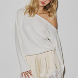 Asymmetrical One Shoulder Sweater