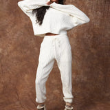 Hooded Pullover Jogger Set