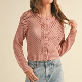 Crochet Knit Cardigan