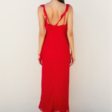 Ruffle Maxi - Red, Women's Dresses Collection