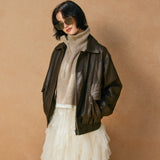 Oversized Faux Bomber Jacket