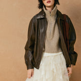 Oversized Faux Bomber Jacket