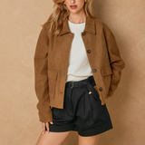 Suede Bomber