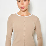 Fitted Top With Collar Detail