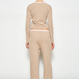 Fitted Top With Collar Detail