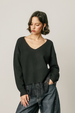 Lace Bottom Sweater