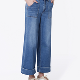 Vervet - High Rise Super Soft Baggy Cuffed Wide