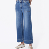 Vervet - High Rise Super Soft Baggy Cuffed Wide