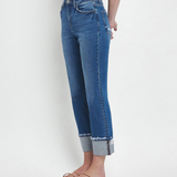 Vervet - High Rise Cuffed Straight