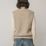 Nylon Knit Combo Vest