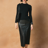 Leather Maxi Skirt