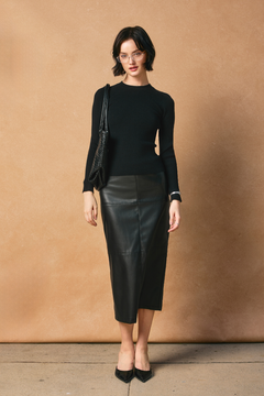 Leather Maxi Skirt