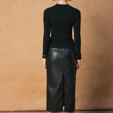 Leather Maxi Skirt
