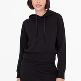 Elevated Cropped Hoodie Pullover