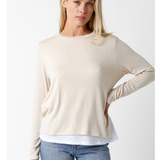 Layered Long Sleeve Top