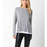 Layered Long Sleeve Top