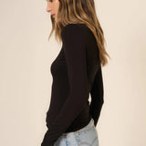 Boat Neck Long Sleeve