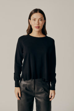 Lorraine Sweater - black, womens sweater collection