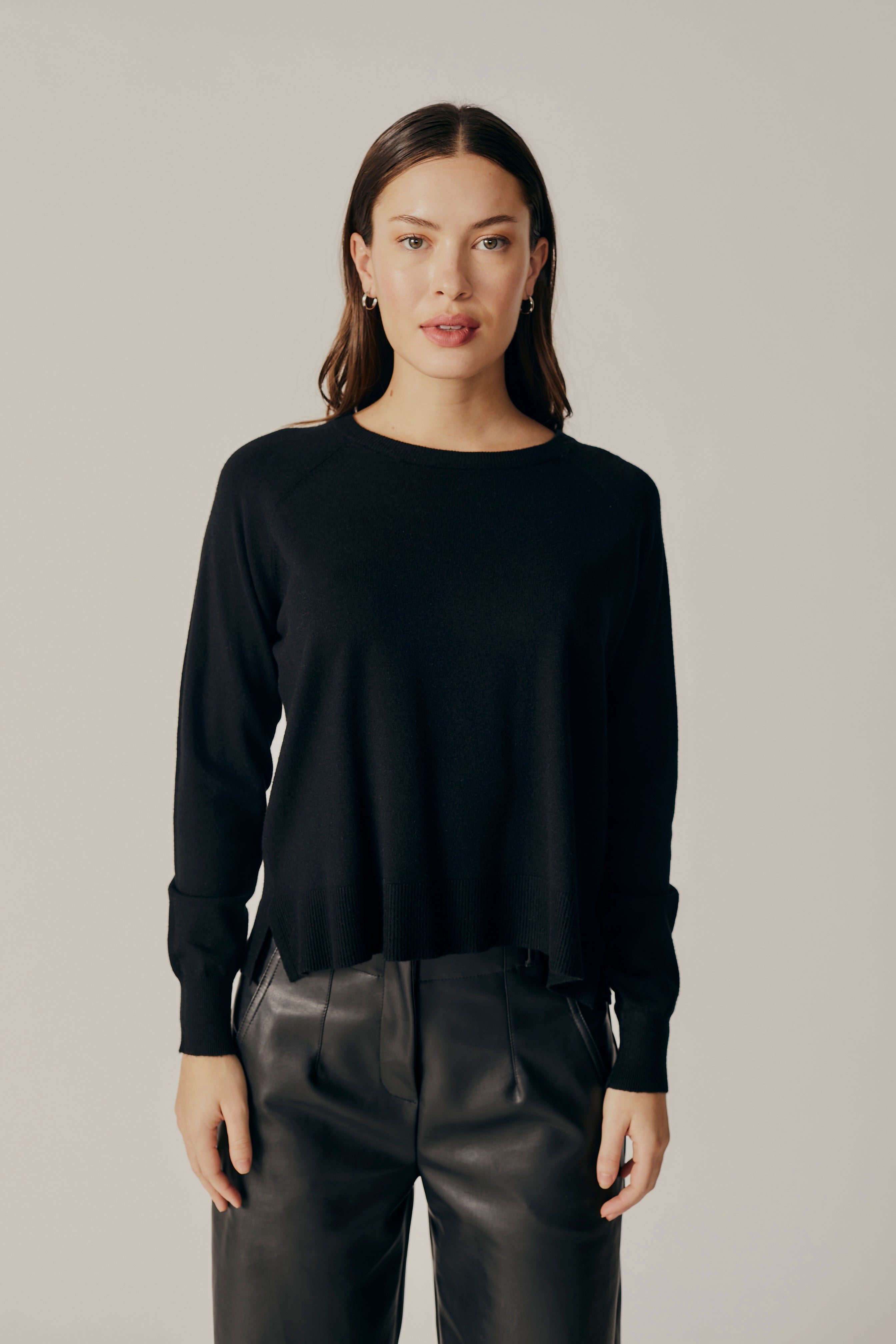 Lorraine Sweater - black, womens sweater collection