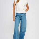 Pearl Trim Sweater Top